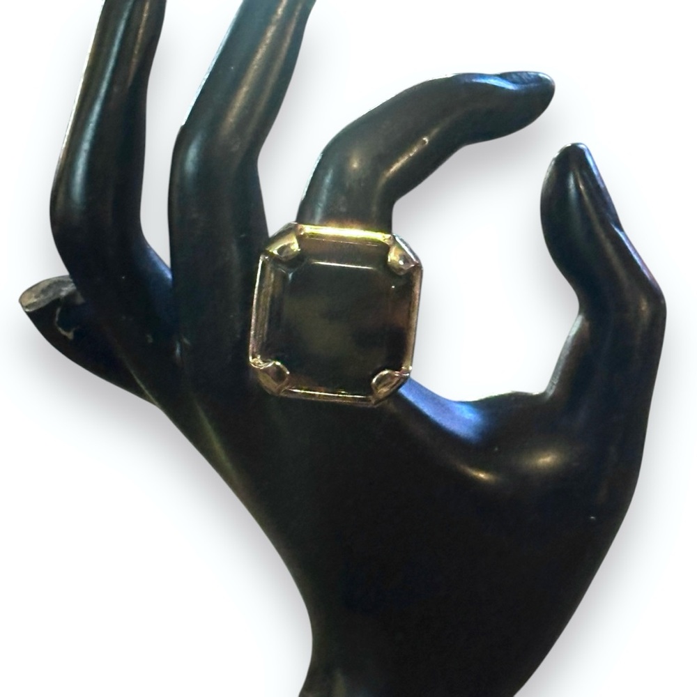 Chico’s Square Tortoiseshell Statement Ring - image 3